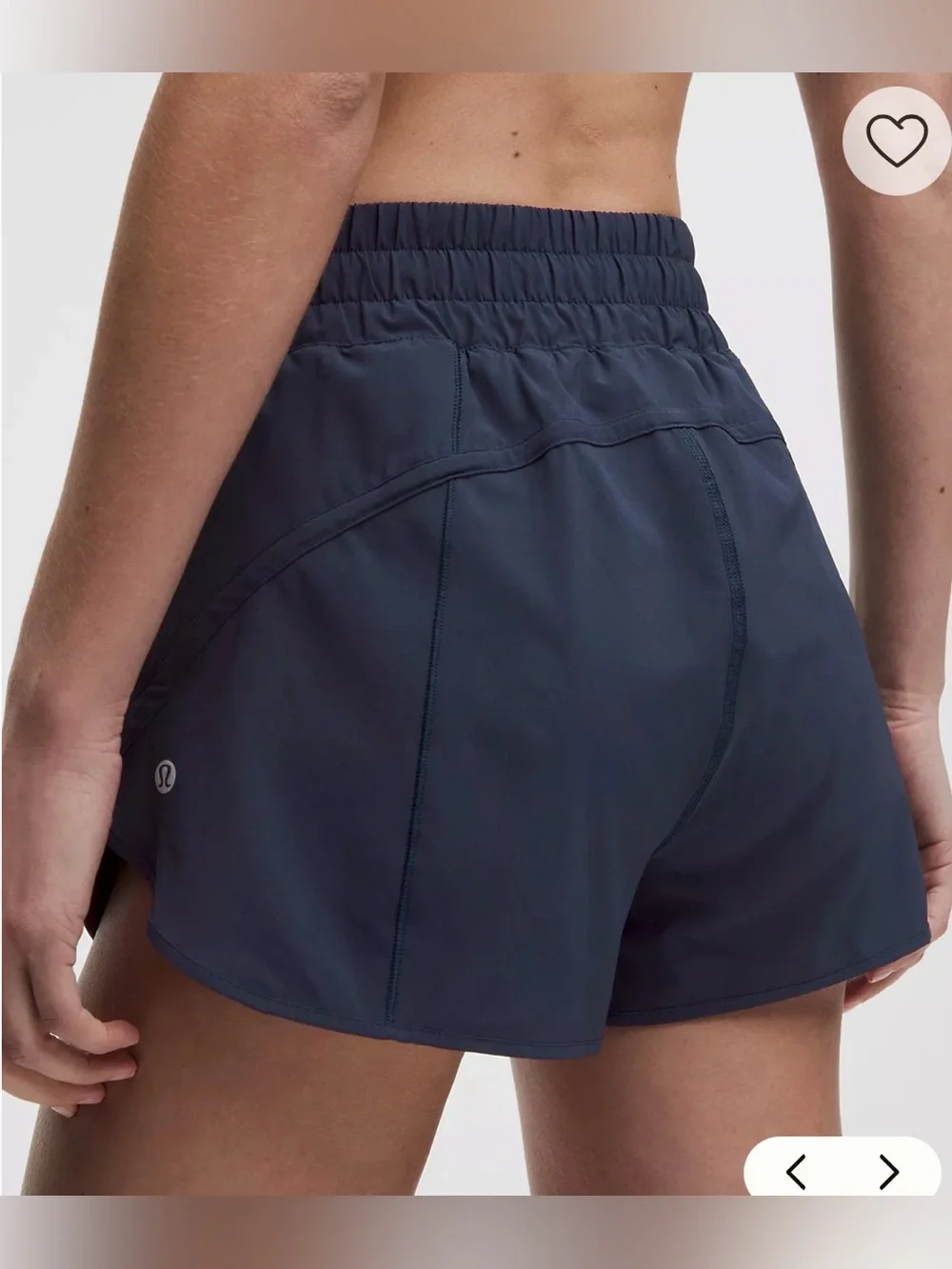 lululemon athletica Navy Blue Lightweight Running Shorts